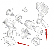 Корпус шуруповерта Bosch GSR 18V-50 (3601JH5000) 16058065S4 купить в сервисном центре Технопрофиль