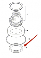 Прокладка двигателя пылесоса Bosch GAS 12-25 PL (3601J7C100) 1619PB3268 купить в сервисном центре Технопрофиль