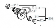 Ротор для рубанка Bosch PHO 20-82 (0603365103) 2604010996 купить в сервисном центре Технопрофиль