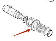 Шестерня ствола перфоратора Bosch GBH 18 V-LI (3611J04300) 1616317084 купить в сервисном центре Технопрофиль