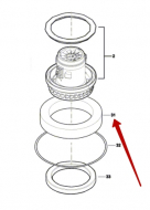 Губка пылесоса Bosch GAS 12-25 PL (3601J7C100) 1619PB3266 купить в сервисном центре Технопрофиль
