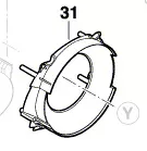 Кольцо воздуховод__GWS 22...26-230 LVI купить в сервисном центре Технопрофиль