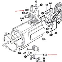 Комплект угольных щеток к GDB 1600 WE BOSCH (3607014003) купить в сервисном центре Технопрофиль