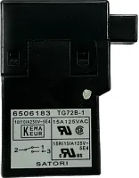 Выключатель TG72B-1 дисковой пилы Makita LS1016, LS1216 650618-3 купить в сервисном центре Технопрофиль