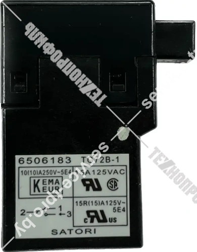 Выключатель TG72B-1 дисковой пилы Makita LS1016, LS1216 650618-3 купить в сервисном центре Технопрофиль