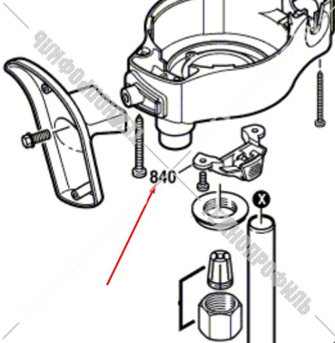 Фиксатор к фрезеру GOF 2000 CE BOSCH (2610910606) купить в сервисном центре Технопрофиль