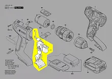 Электронный модуль__UniversalDrill 18 / UniversalImpact 18 (2607202396) купить в сервисном центре Технопрофиль