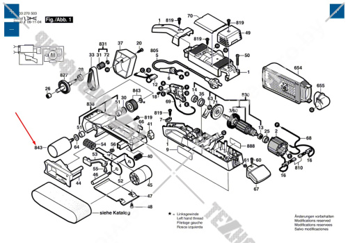 Колесо приводное к PBS / GBS 75 A/AE BOSCH (2606625905) купить в сервисном центре Технопрофиль фото 3