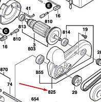 Опорный фланец к GHO 15-82 BOSCH (2609110174) купить в сервисном центре Технопрофиль
