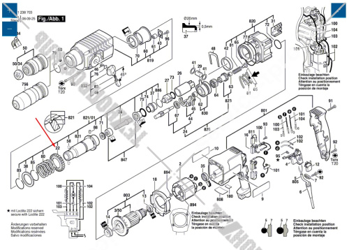 Цилиндрическое колесо к GBH 2-24 DSR / DFR BOSCH (1616317602) купить в сервисном центре Технопрофиль фото 5