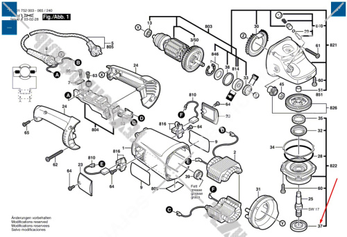 Кольцо уплотнительное к большим GWS BOSCH (1600290036) купить в сервисном центре Технопрофиль фото 2