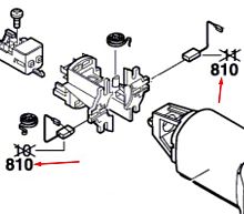 Угольные щетки к PWS 13-125 CE BOSCH (1607014147) купить в сервисном центре Технопрофиль
