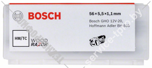 Нож для рубанка GHO 12V-20 (56 мм) BOSCH (2608000673) купить в сервисном центре Технопрофиль