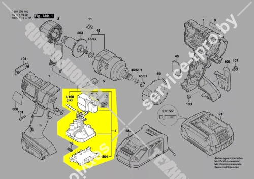 Электронный модуль__GDS 18 V-EC 250 (1600A0019T) купить в сервисном центре Технопрофиль