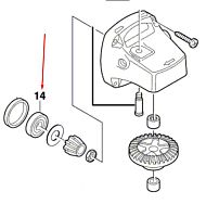 Шарикоподшипник 8*22*7 мм к GFF 22 A BOSCH (1600905016) купить в сервисном центре Технопрофиль