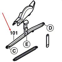 Шарнирная часть к Rotak 34 BOSCH (F016L63653) купить в сервисном центре Технопрофиль