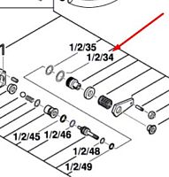 Кольцо уплотнительное 12,42х1,78 мм к AQT BOSCH (F016F03486) купить в сервисном центре Технопрофиль