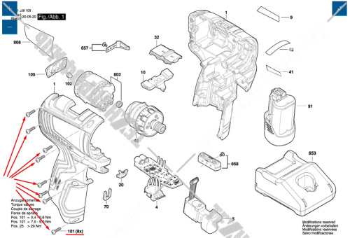 Болт__GSR 12V-15 / GDR 120-LI / GSR 12V-35 FC купить в сервисном центре Технопрофиль фото 2