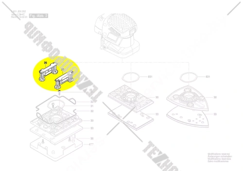 ОПОРА КРЕПЛЕНИЯ (2609101298) купить в сервисном центре Технопрофиль