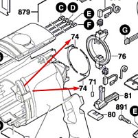 Контактная шина к дрелям PSB / GSB BOSCH (2601324045) купить в сервисном центре Технопрофиль