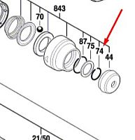 Кольцо пружинное к перфораторам PBH / GBH BOSCH (2916540012) купить в сервисном центре Технопрофиль