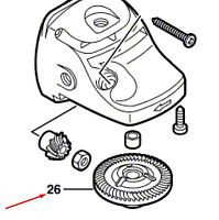 Коническая пара болгарки УШМ Bosch GWS 20-180 (0601356036) 1606333237 / 1606333618 купить в сервисном центре Технопрофиль