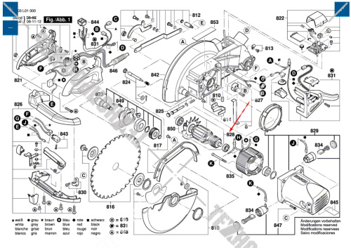Ротор к распиловочному столу PCM 10 BOSCH (1609203T31) купить в сервисном центре Технопрофиль фото 2