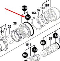 Кольцо уплотнительное к GBH 5-40 DCE BOSCH (1610210202) купить в сервисном центре Технопрофиль