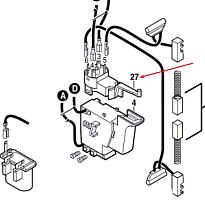 Кнопка реверса к GBM 6 RE BOSCH (2607200416) купить в сервисном центре Технопрофиль