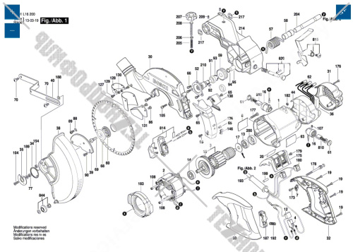 Малка к торцовой пиле GCM 8 S / GCM 8 SJ BOSCH (1619P03510) купить в сервисном центре Технопрофиль фото 4