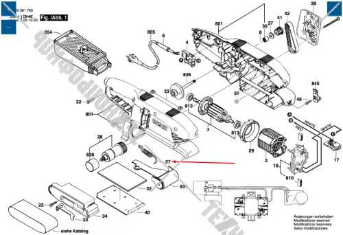 Пружина к PBS 7 A/7 AE BOSCH (2610392308) купить в сервисном центре Технопрофиль фото 2