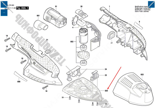 Шлифовальная плита к PSM 80 A/ PSM 100 A/ PRIO/ PSM 10,8 Li/ EasySander 12 BOSCH (2609001937) купить в сервисном центре Технопрофиль фото 2