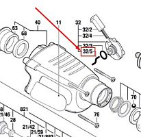Поводковый штифт к перфораторам PBH BOSCH (1614690006) купить в сервисном центре Технопрофиль