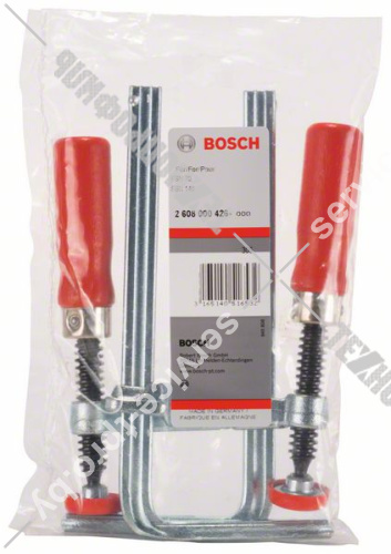 Струбцина парная (2 шт) для направляющих шин FSN BOSCH (2608000426) купить в сервисном центре Технопрофиль