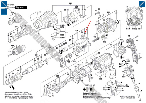 Палец поршневой к GBH 2-26/2-24 DFR/DRE/4 DFE(18) BOSCH купить в сервисном центре Технопрофиль фото 2