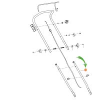 Нижняя рукоятка к газонокосилке DLM380 / ELM3800 MAKITA (DA00000345) купить в сервисном центре Технопрофиль
