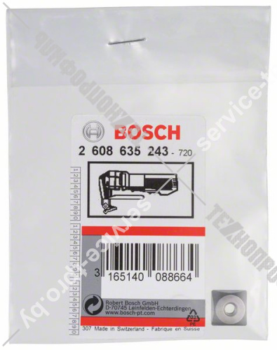 Нож (верхний / нижний) к ножницам GSC 160 BOSCH (2608635243) купить в сервисном центре Технопрофиль фото 3