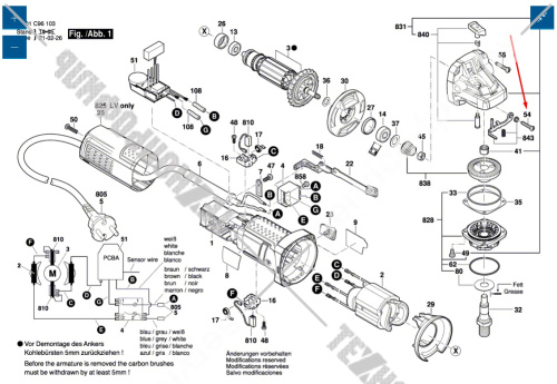 Винт__GBM 10-2 RE / GSR 6-40 TE  (головка TORX 4 х 30 мм) купить в сервисном центре Технопрофиль фото 2
