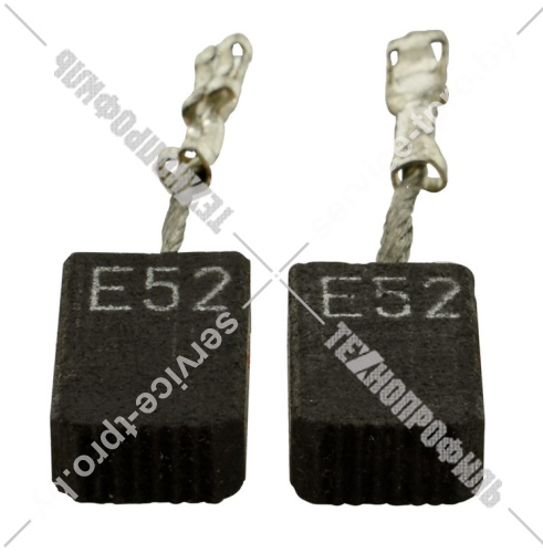 Угольные щетки E52 дисковой пилы Bosch GKS 55 GCE (3601F64901) 1607014161 купить в сервисном центре Технопрофиль фото 2