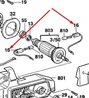Щеткодержатель к GHO / PHO / GSB / GBM / GSS BOSCH (2604449027) купить в сервисном центре Технопрофиль