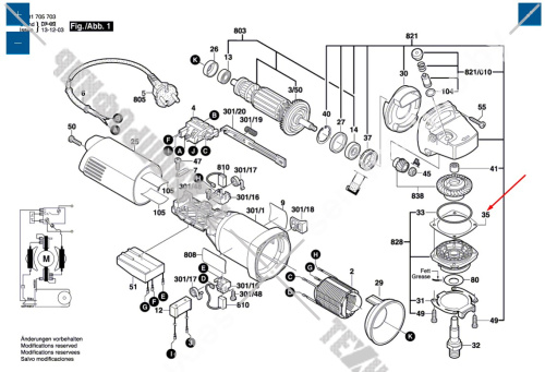 Колесо регулировочное к GBR, GNF, GWS, PWS BOSCH (1600136020) купить в сервисном центре Технопрофиль фото 3