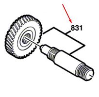 Сверлильный шпиндель к PSB 500 / 600 RE / GSB 13/16 RE BOSCH (2606135929) купить в сервисном центре Технопрофиль