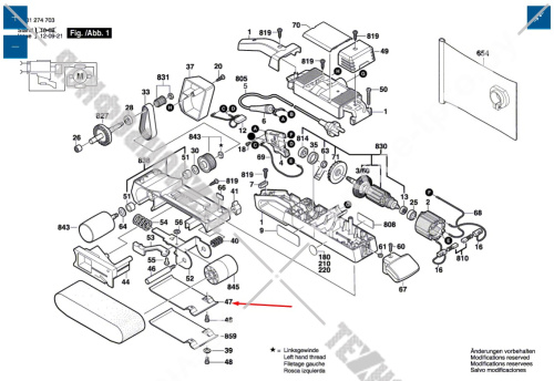 Плита основания к шлифмашине GBS 75 AE / PBS 75 A / PBS 75 AE BOSCH (2601098040) купить в сервисном центре Технопрофиль фото 2