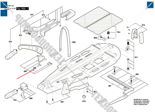 Ролик к плиткорезам PTC 470 / PTC 640 BOSCH (1600A0088L) купить в сервисном центре Технопрофиль фото 3