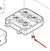 Крышка корпуса к GPL 5 / GCL 25 / GLL 2-80 / GLL 3-80 BOSCH (1618C01707) купить в сервисном центре Технопрофиль