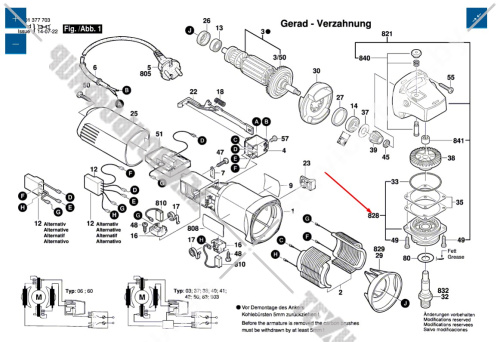 Опорный фланец болгарки УШМ Bosch GWS 8-125 CE (0601378903) 1605805090 купить в сервисном центре Технопрофиль фото 6