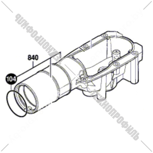 Корпус ударного механизма к 11264 EVS BOSCH (1617000A06) купить в сервисном центре Технопрофиль