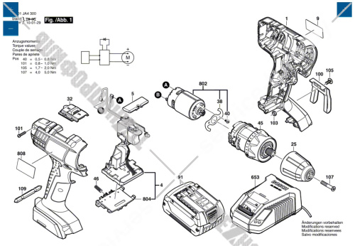 Редуктор шуруповерта Bosch GSR 18-2-LI (3601JA4300) 2609199255 купить в сервисном центре Технопрофиль фото 2