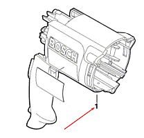 Корпус мотора дрели GSB 20-2 RE BOSCH (2605105032) купить в сервисном центре Технопрофиль