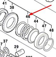 Пружина сжатия к перфораторам PBH / GBH BOSCH (1614630002) купить в сервисном центре Технопрофиль